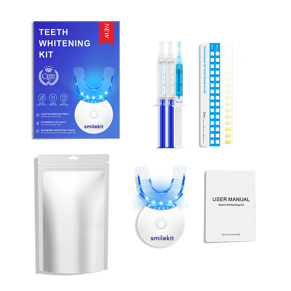 Teeth Whitening Cream - Kit de clareamento dental - 5X