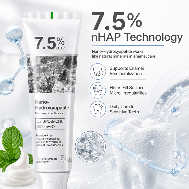 Teeth Whitening Cream - Kit de Cuidados Orais com 5/6