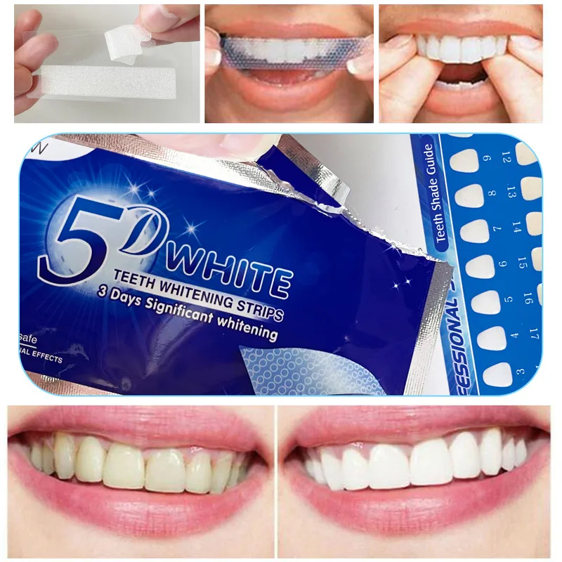 Teeth Whitening Price - 1-12 unidades Adesivos Clareadores de Dentes