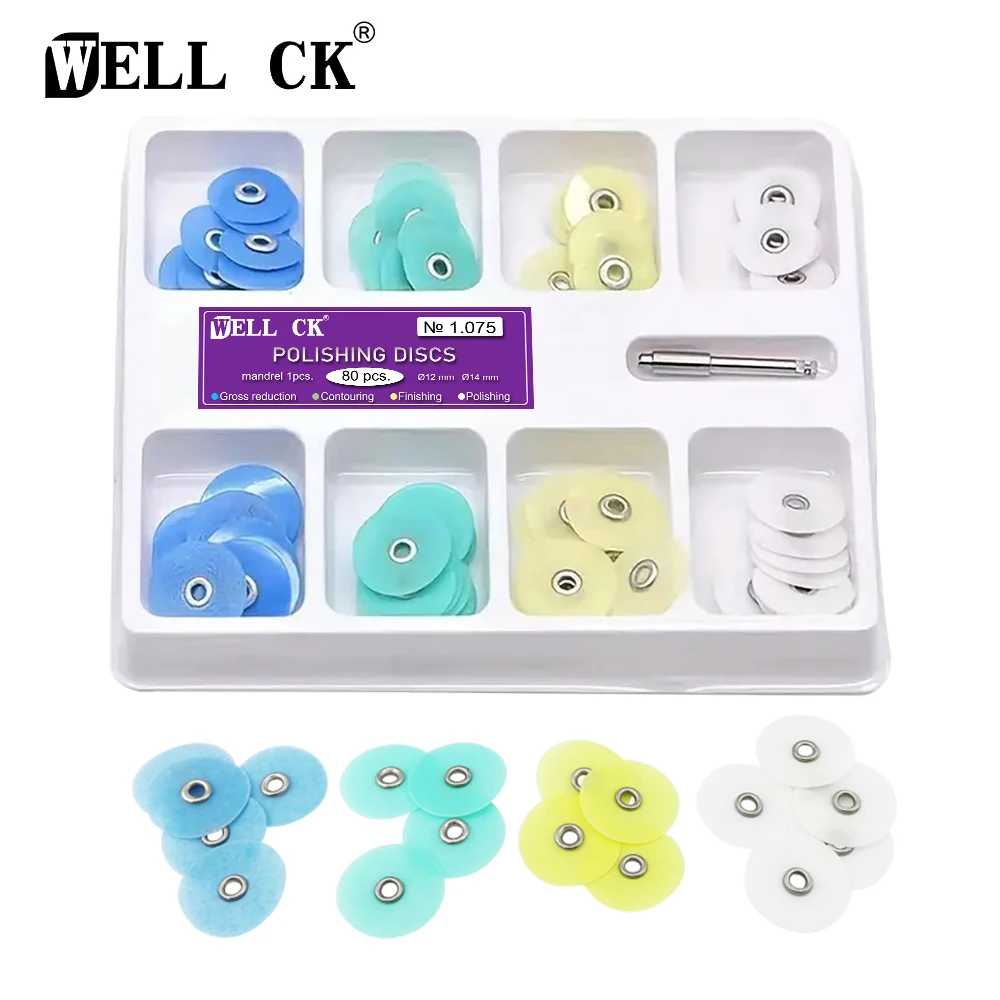 Teeth Whitening Home - WELLCK Discos de polimento dentário Redução
