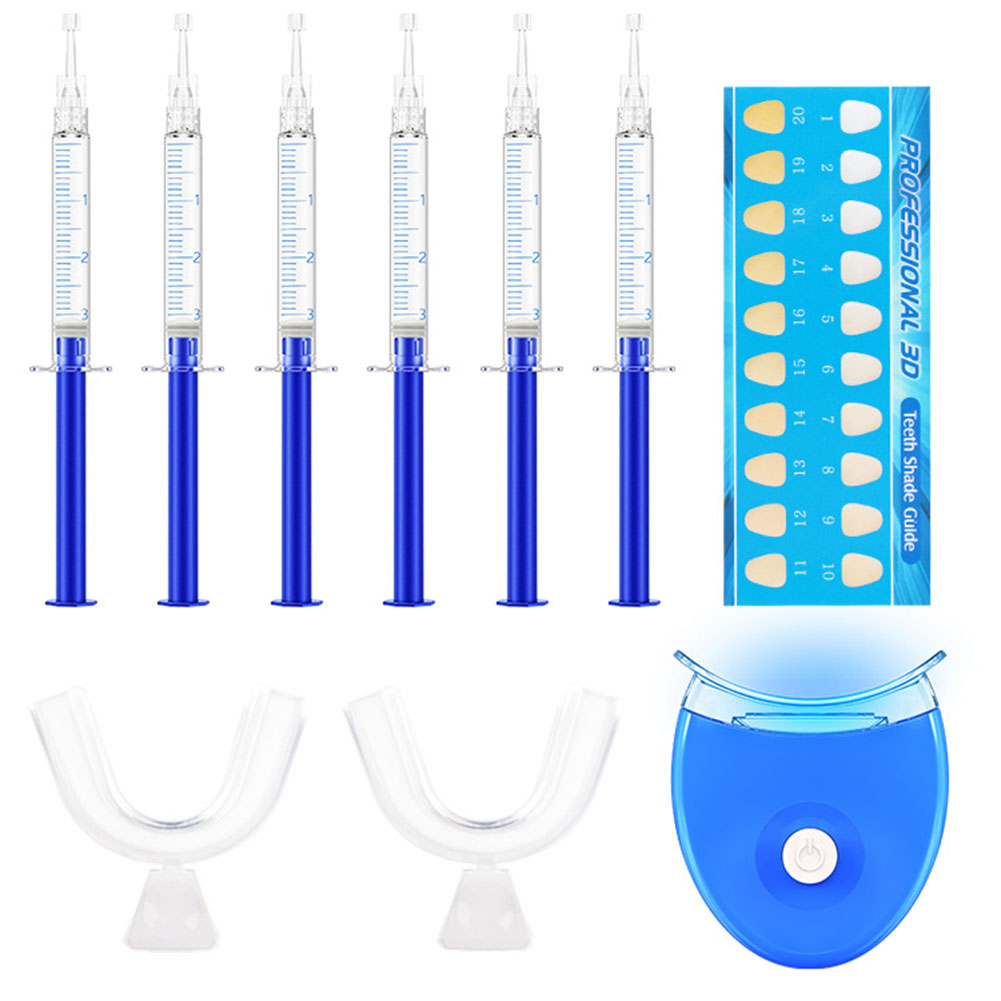 Led Mouth Tray - 3/6/10 kit de clareamento dental seringa