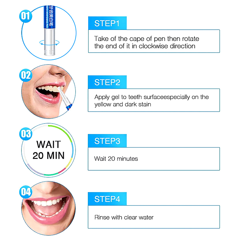Caneta Clareadora de Dentes Pr - Teeth Whitening Bleaching Kit avaliação e preço