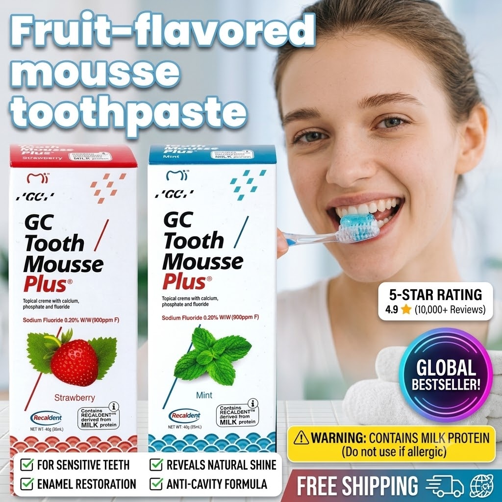 Creme Dental Mousse Sabor Frut - Teeth Whitening Ingredients avaliação e preço