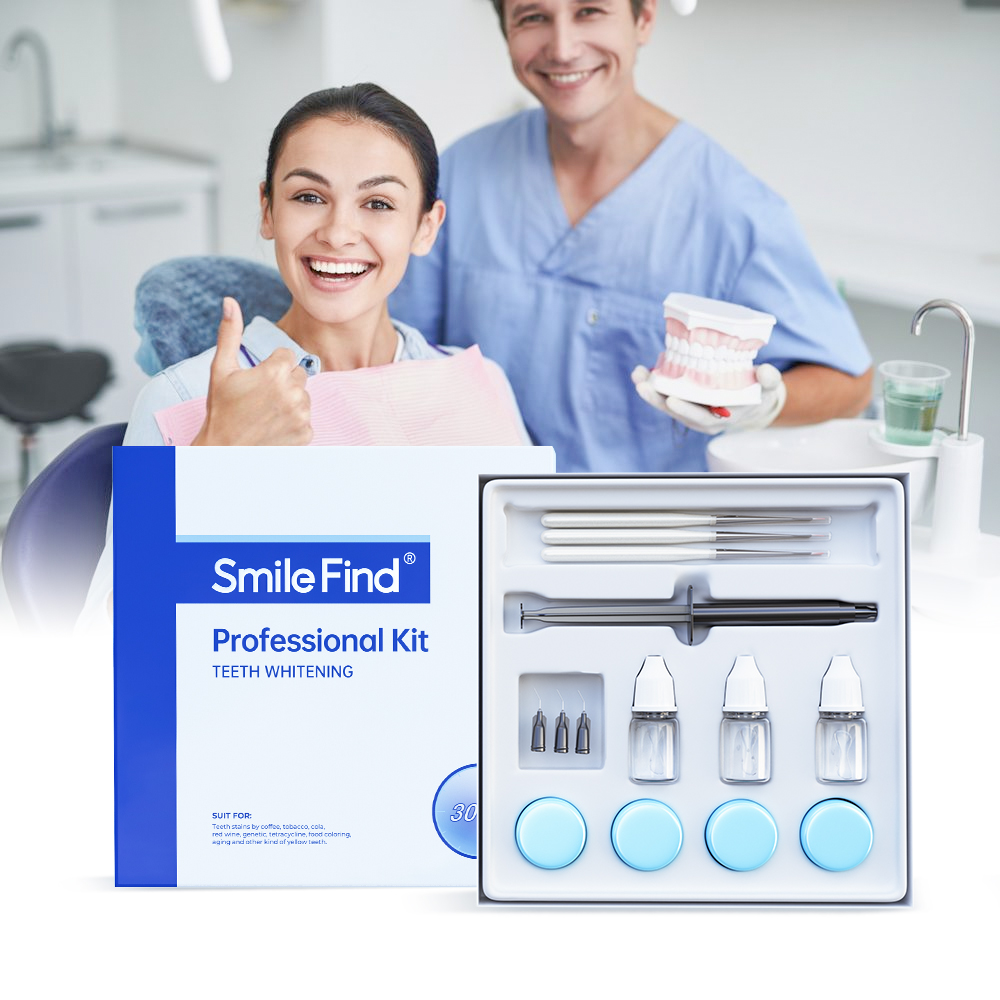 Kit de clareamento dental prof - Teeth Whitening Bleaching Kit avaliação e preço