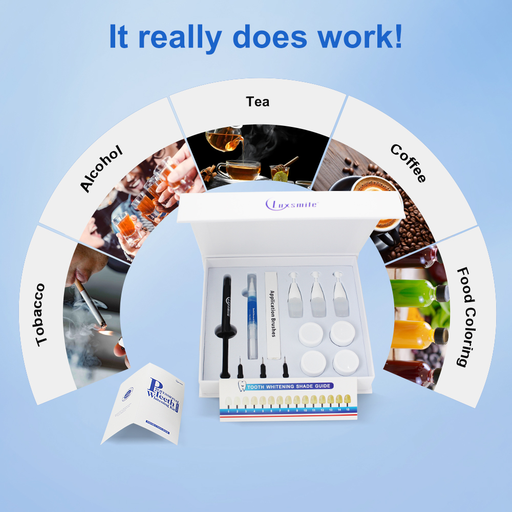 Kit de clareamento dental prof - Teeth Whitening Bleaching Kit avaliação e preço