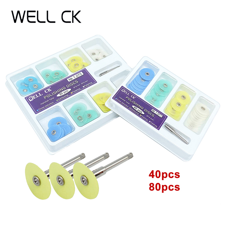 Well ck 40/80 pçs discos de po - Teeth Whitening Home avaliação e preço
