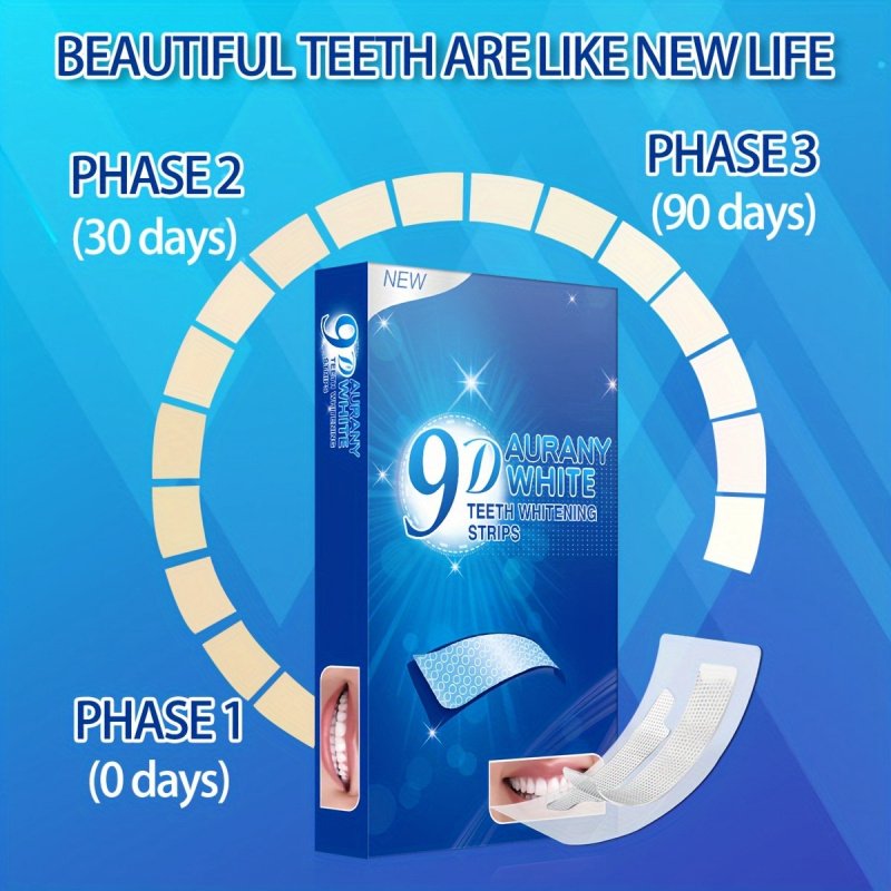 21 pares de tiras de clareamen - Teeth Whitening Price avaliação e preço