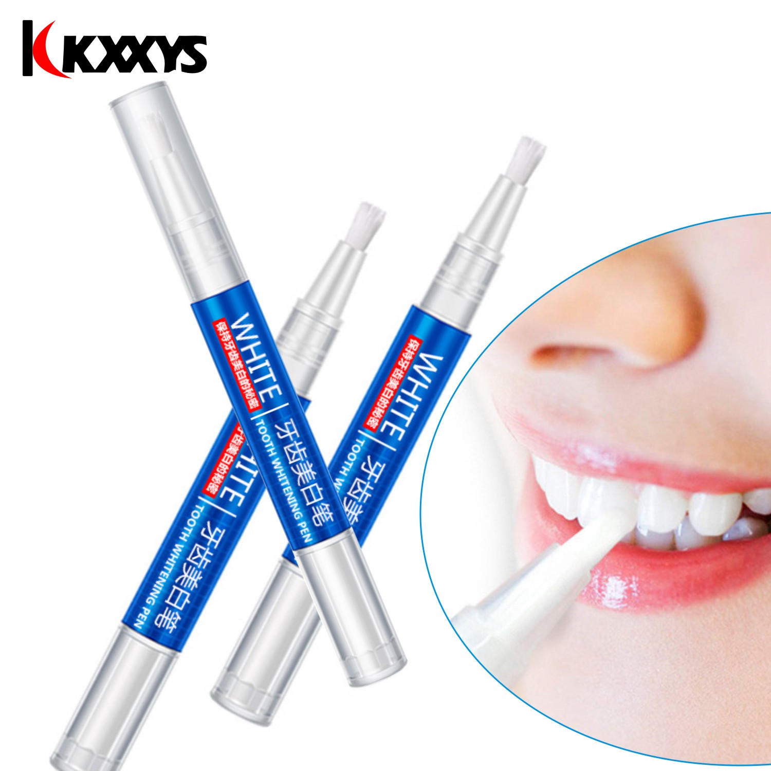 2 pçs * 3ml popular dentes bra - Teeth Whitening Bleaching Kit avaliação e preço