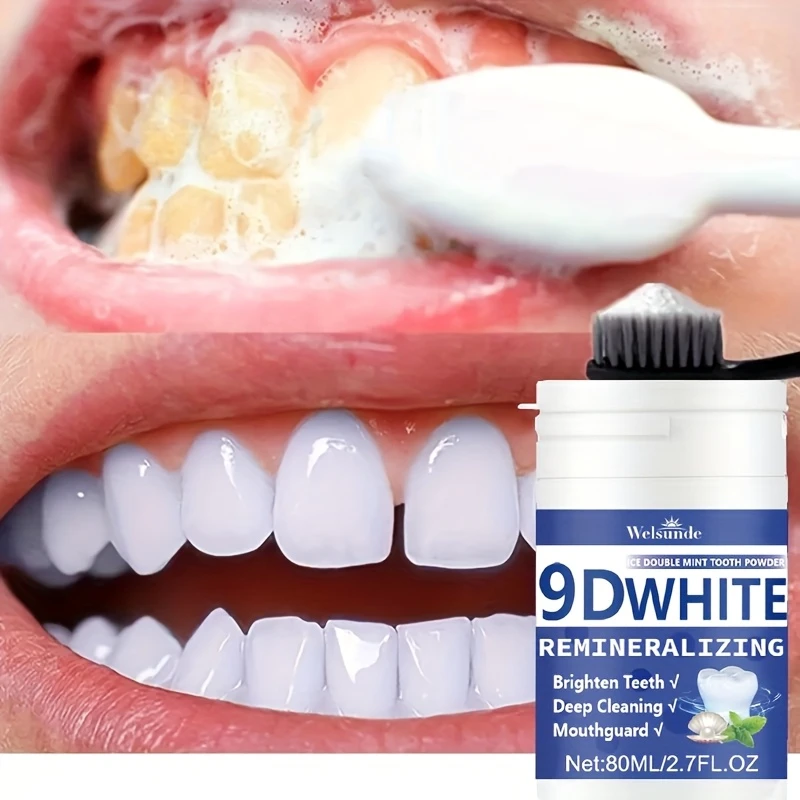 Pó Dental Remineralizante 9D c - Teeth Whitening Ingredients avaliação e preço