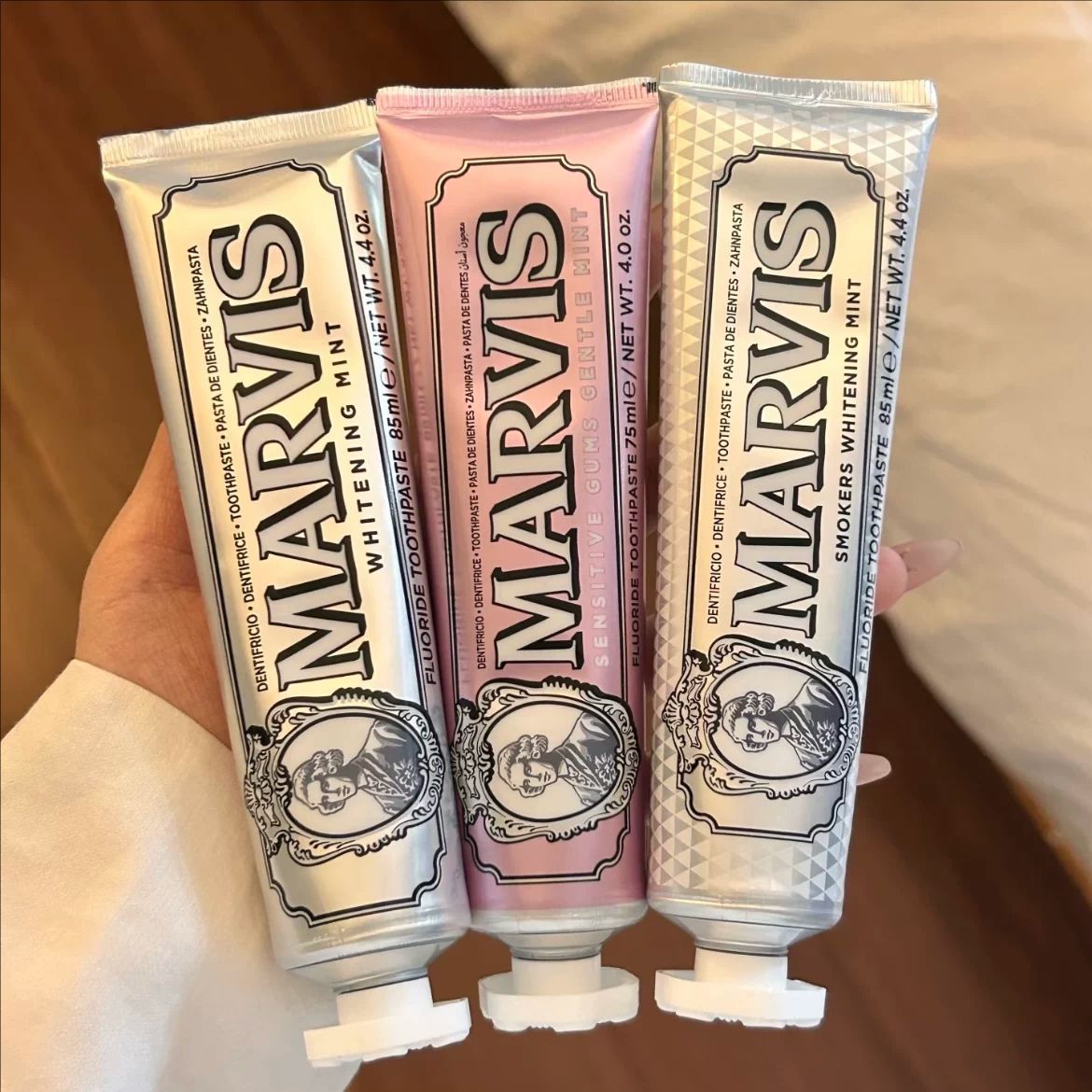 Pasta de Dente Marvis Mint Cui - Teeth Whitening Cream avaliação e preço
