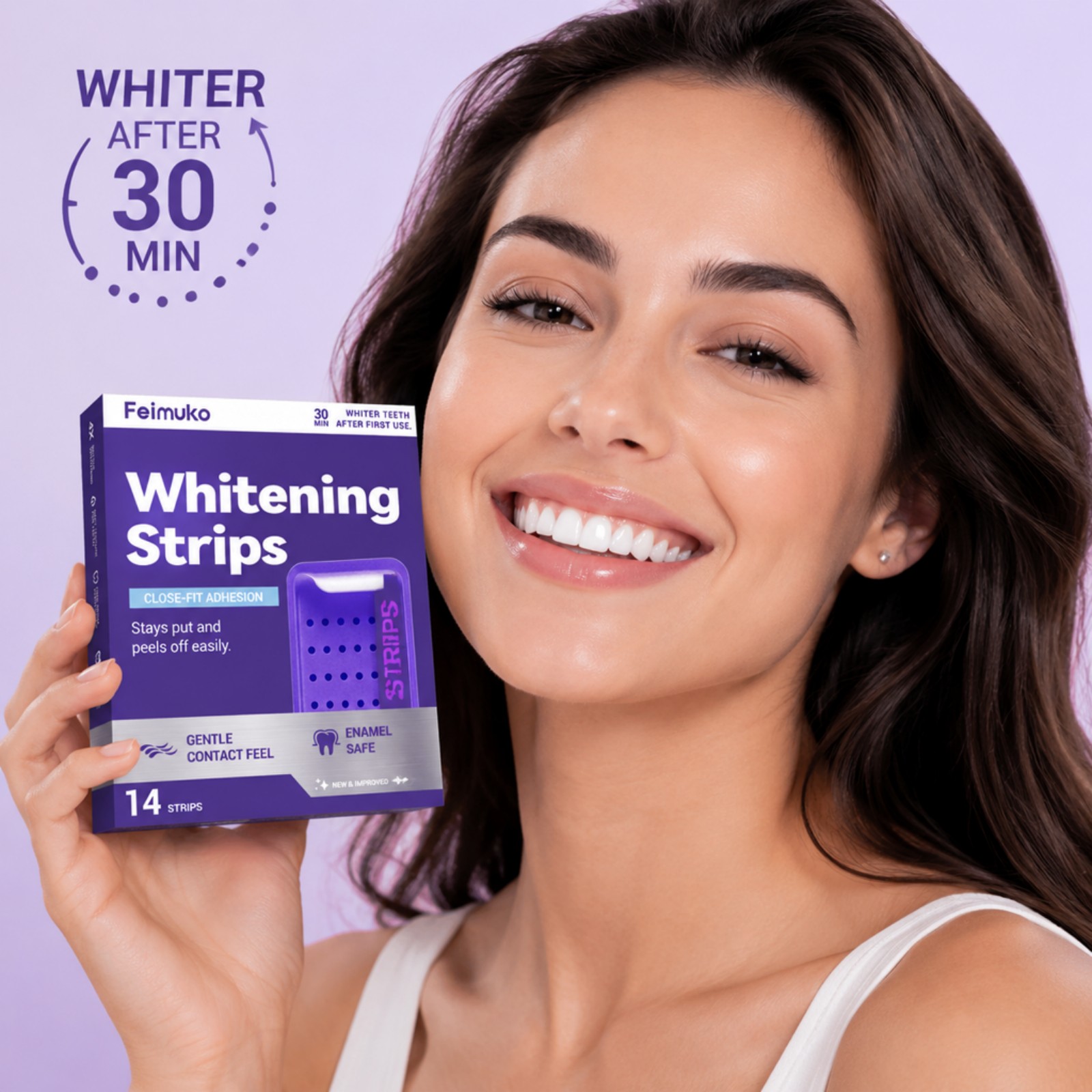 7 peças de tiras branqueadoras - Teeth Whitening Bleaching Kit avaliação e preço