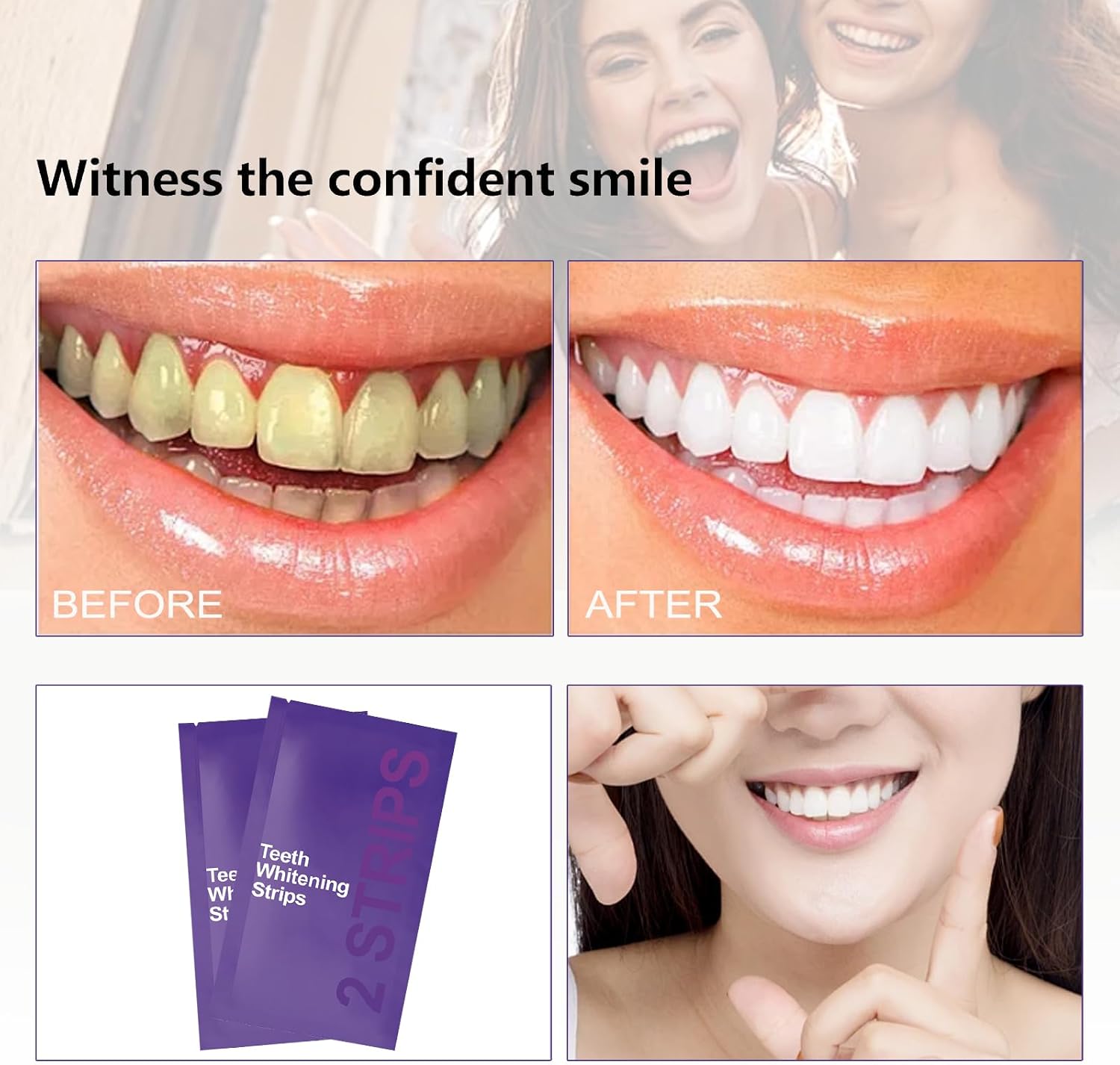 7 peças de tiras branqueadoras - Teeth Whitening Bleaching Kit avaliação e preço