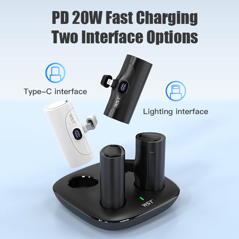 4 pçs portátil mini power bank - Led Mouth Tray avaliação e preço