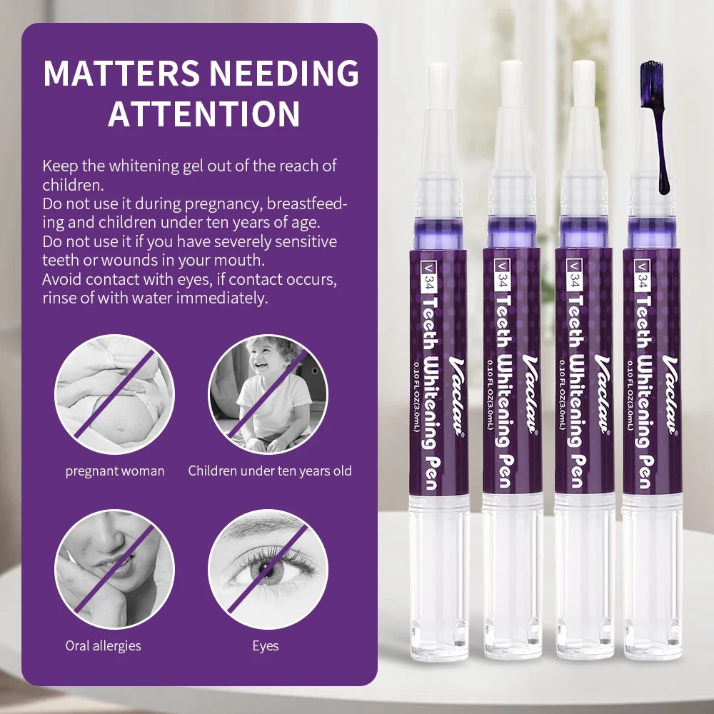 Caneta de Gel Clareadora de De - Teeth Whitening Price avaliação e preço