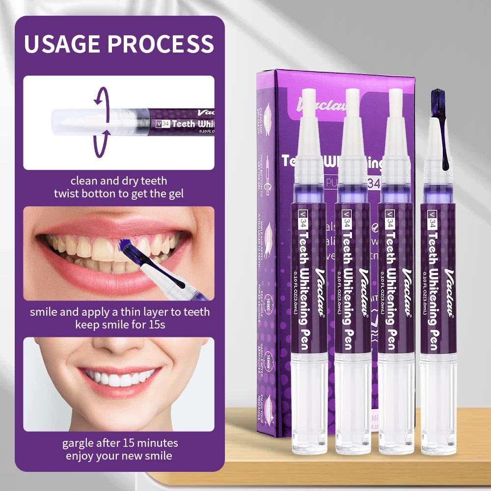 Caneta de Gel Clareadora de De - Teeth Whitening Price avaliação e preço